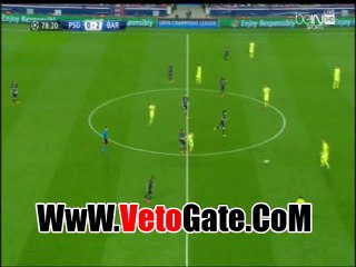 الهدف الثالث لبرشلونه فى باريس سان جيرمان