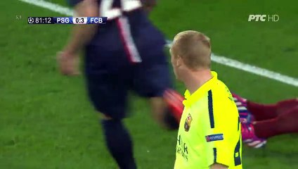 Gregory van der Wiel 1:3 | PSG - Barcelona 15.04.2015 HD