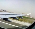 Etihad Airways taking off from Abu Dhabi