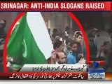 Kashmiri leader waves Pakistani flag at rally in Srinagar