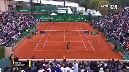 Le coup de génie de Gaël Monfils qui fait semblant de sarrêter en plein échange