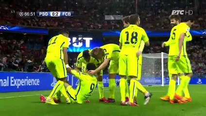 PSG vs Barcelona (1-3) | All Goals | 2015
