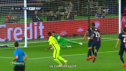 PSG 1 - 3 Barcelona All Goals and Full Highlights - Champions League