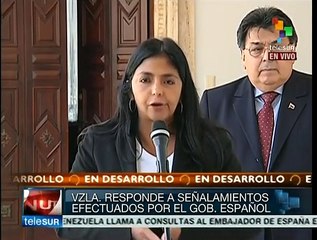 Venezuela insta a España a respetar soberanía nacional