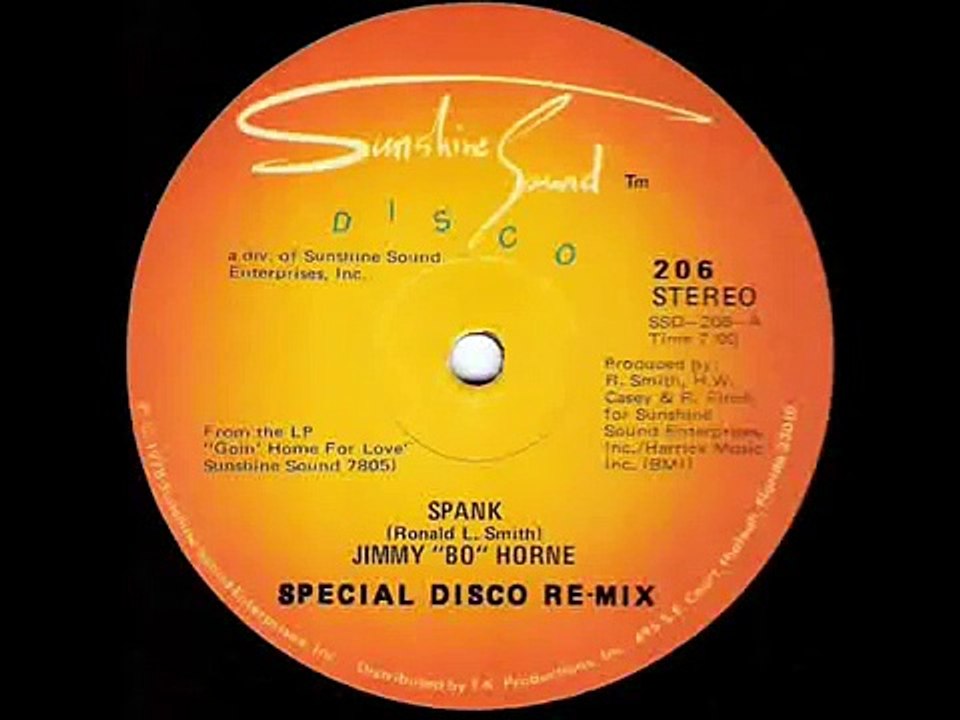 Jimmy Bo Horne - Spank (12 Disco Version) 1979