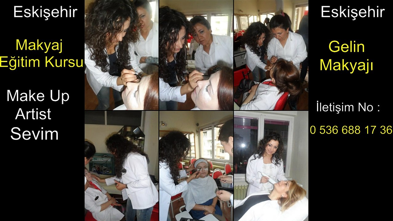 Eskişehir Makyaj Eğitim Kursu | Porselen Makyaj | Gelin Makyajı