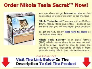 Nikola Tesla Secret  Bonus + Discount