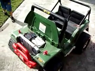 How to convert 12v to 36v Power Wheels Jeep