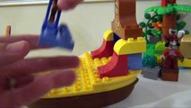 JAKE AND THE NEVERLAND PIRATES Comparison of Disney Lego Duplo Jake Toy Playsets