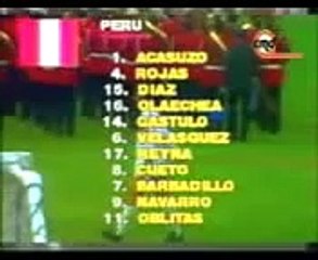 Perú: 1 - Argentina con Maradona: 0 (Lima, 1985)