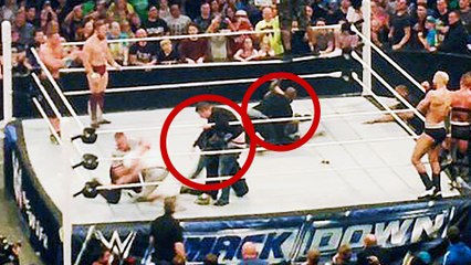 Fans Rush Ring at WWE SmackDown Taping in London