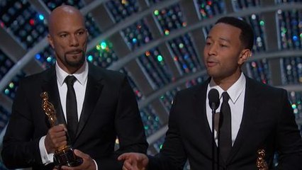 John Legend and Common deliver stirring Oscars acceptance speech