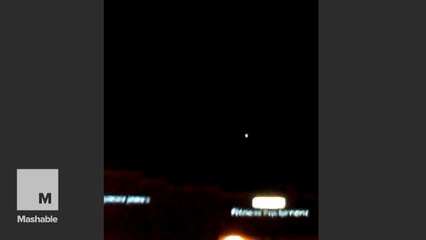 Amateur footage of fireball over Fort Collins, Colorado