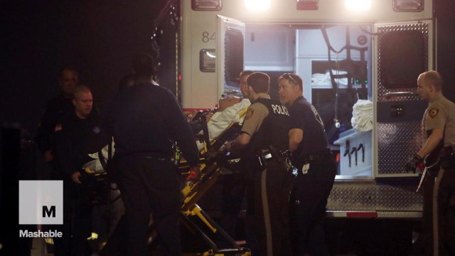 Raw footage of police officers shot in Ferguson