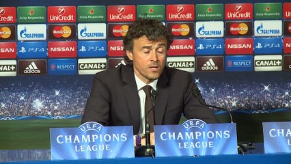 Luis Enrique: "Este tipo de partidos refuerza nuestra idea"