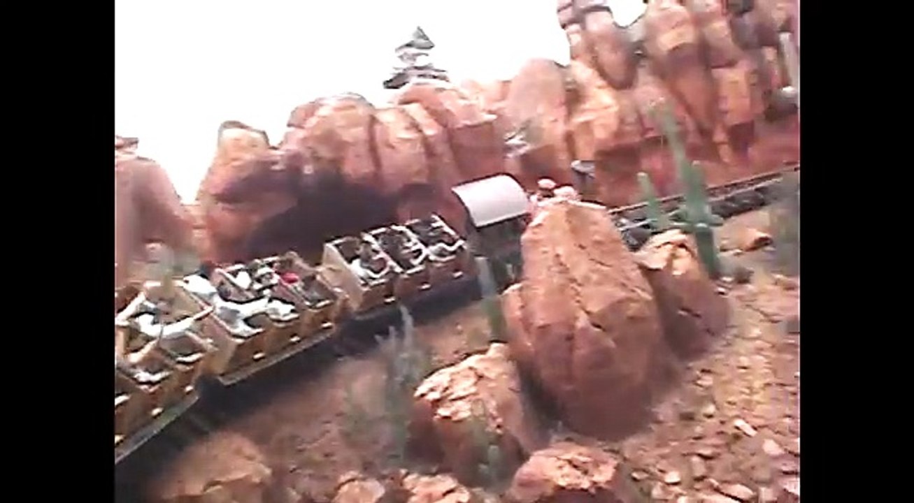 Big Thunder Mountain Railroad Roller Coaster POV Tokyo Disneyland Japan