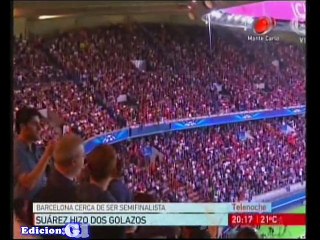 Suarez hizo dos golazos