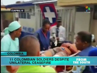Colombia: 11 soldiers killed; FARC calls for bilateral ceasefire