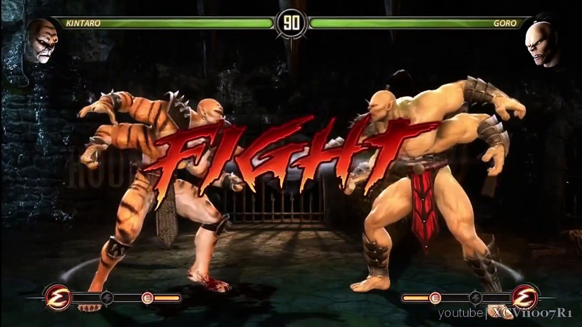 GORO MK1 & SHAO KAHN MK3 Tag Ladder, Mortal Kombat 2011 Komplete Edition