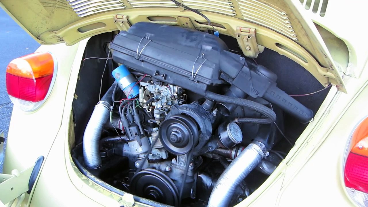1973 Volkswagen Super Beetle (VW 1303) Start Up, Exhaust, In Depth Review, and Test Drive