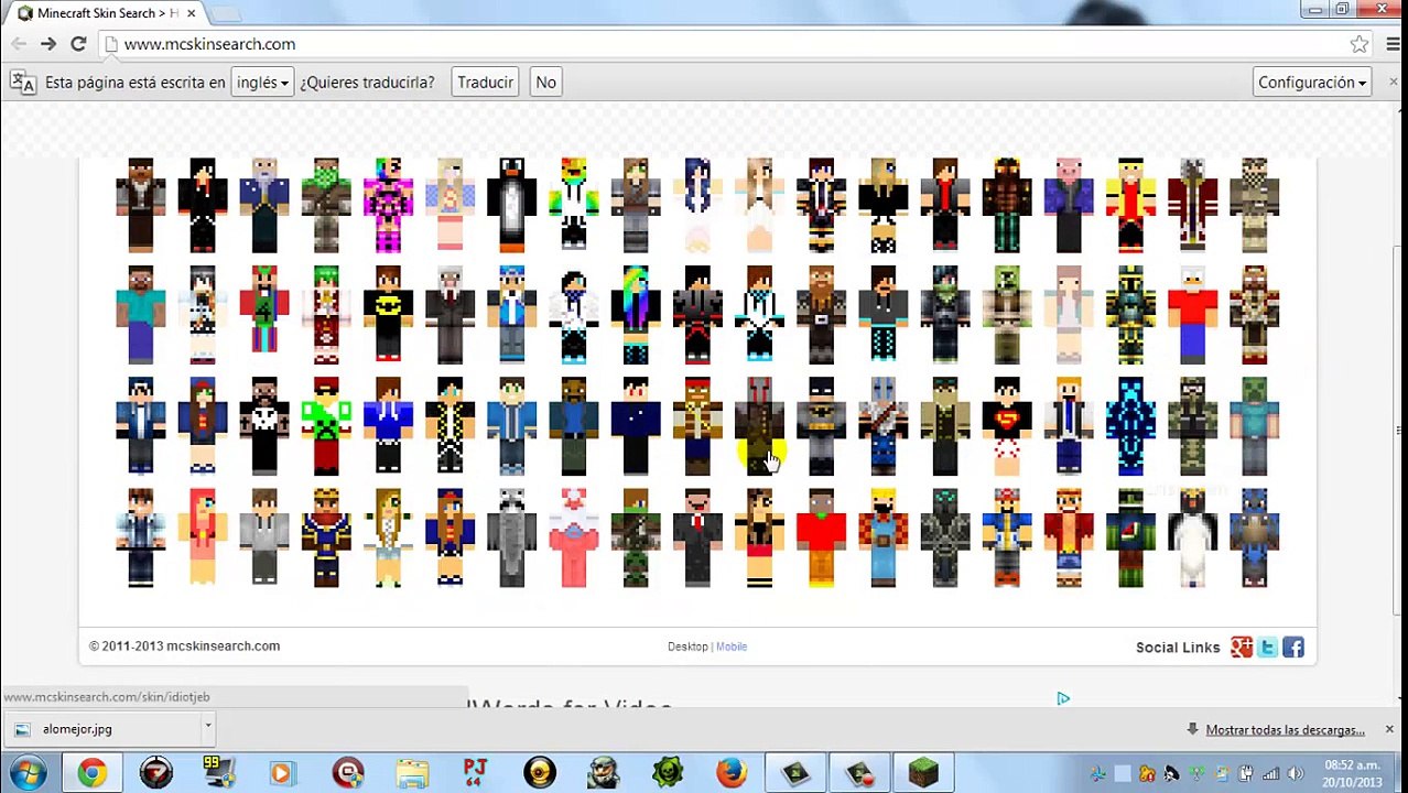 COMO CAMBIAR EL SKIN A MINECRAFT | Tavox