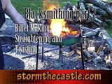 Blacksmithing 2- Folding, Twisting and Straightening