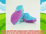 nike air max 2015 GS running trainers 705458 sneakers shoes uk 35 us 4Y eu 36 clear white blue legio