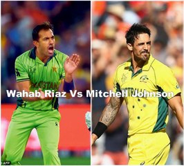 Wahab Riaz VS Dale Steyn,JOHNSON ●BEST SPELL OF WORLD CUP 2015 ●HD