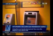 Los Olivos: Policía capturó a dos búlgaros que robaban cajeros automáticos