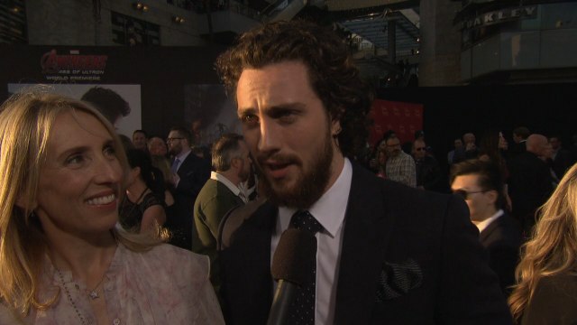 Avengers: Age Of Ultron World Premiere: Aaron Taylor-Johnson