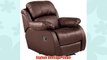 Birlea Ascot Faux-Leather Recliner Chair, Brown