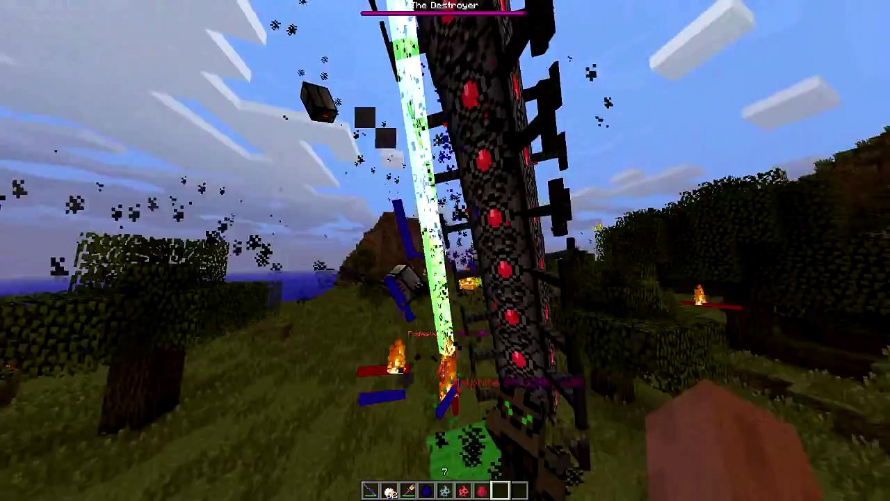 Minecraft My Mod Showcase 4 Terraria Destroyer Video Dailymotion
