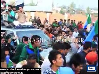 Protesters Wave Pakistani Flags In Held Kashmir Over Oppression By India
