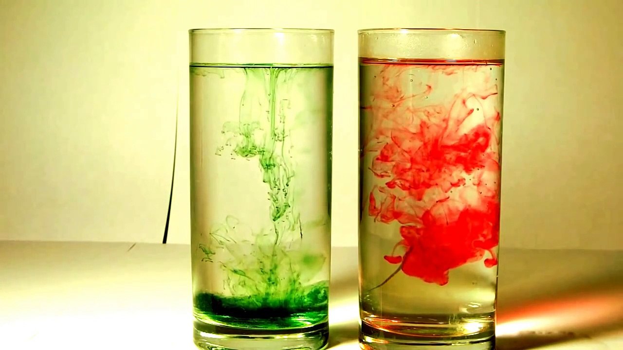 Diffusion: Water & Food Dye - Diffusion Project