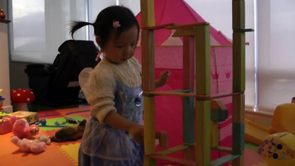 Girl Buidling With Her Hammer