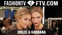 Dolce & Gabbana Fall/Winter 2015 Backstage ft. Bianca Balti | Milan Fashion Week | FashionTV