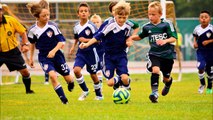 Young Football (soccer)players with Dreams of being Messi or Ronaldo