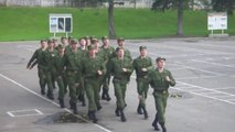 Hilarious Russian soldiers singing Barbie Girl during training! Humor in the Russian army