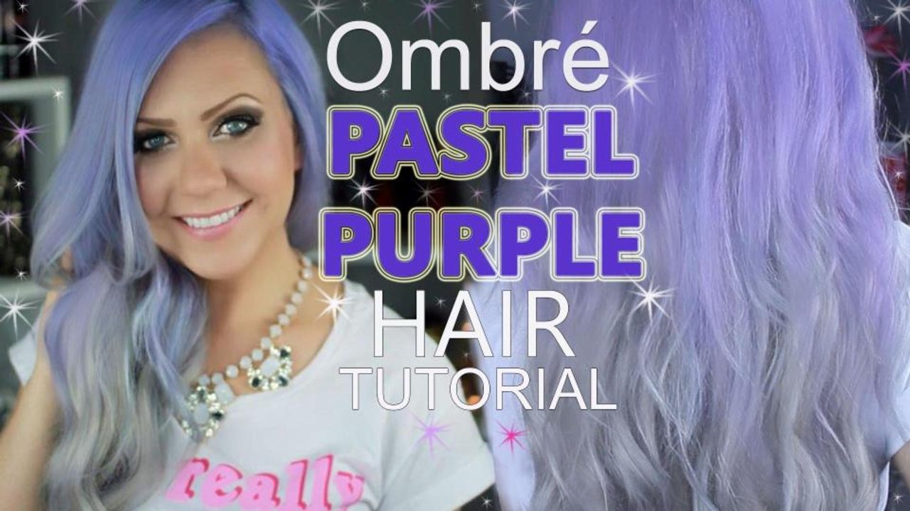 DIY: PURPLE OMBRE HAIR - EASY LILAC AND SILVER OMBRE AT HOME