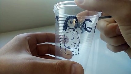Funny DIY Dress-up trick using Water Cups