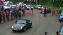 Lada 2101 V&S vs Porsche 911 Carrera RS vs Nissan GT-R Boostlogic Godzilla (Funny ride)