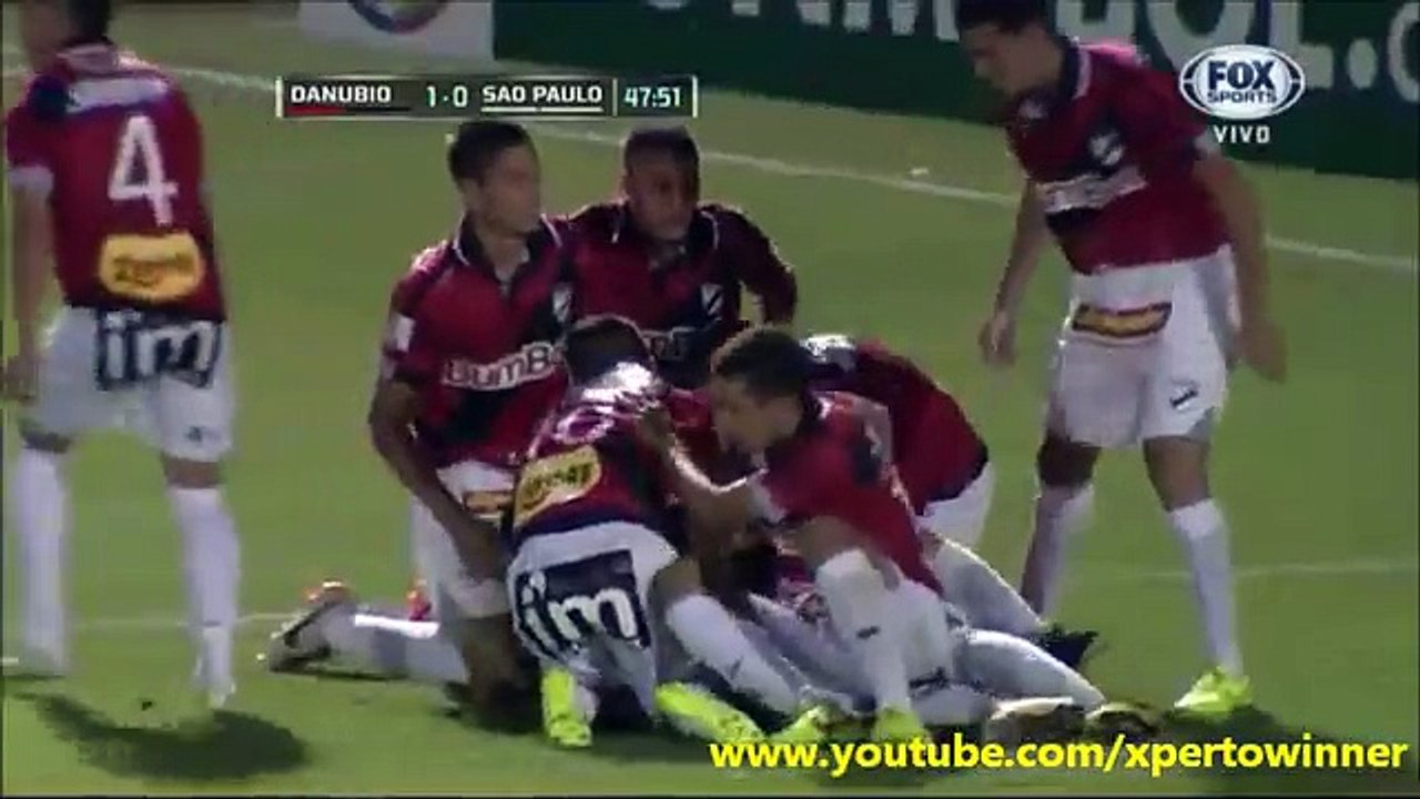 Danubio 1 vs 2 São Paulo ~ [Copa Libertadores] - 15.04.2015 - Todos los goles & Resumen
