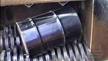 Metals Shredding: Concrete-Filled Steel Drums (D)