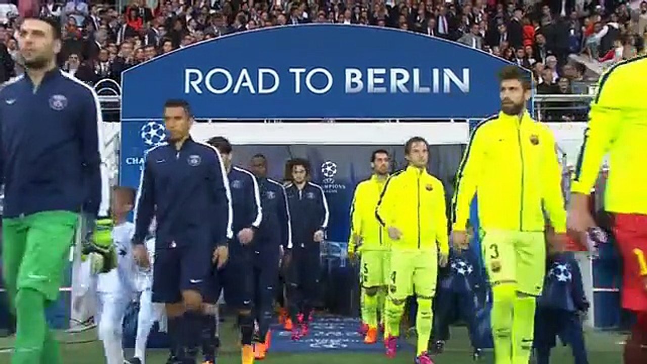 PSG vs FC Barcelona  3-1 --- 15/04/2015