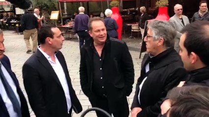 Michel Unik,  frère du bijoutier de la Bocca arrive aux assises à Nice