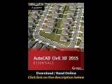 Download AutoCAD Civil D Essentials Autodesk Official Press By Eric Chappell PD