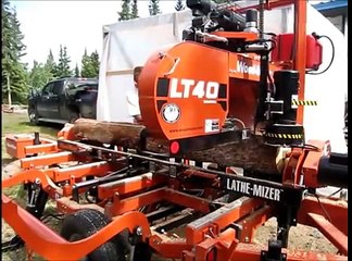 Portable Sawmill  with LatheMizer. for hire-  Wood-Mizer LT 40 HD G 28 Hydraulic