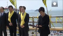 South Korea's president vows to raise Sewol ferry on first anniversary of the disaster that killed over 300 people.