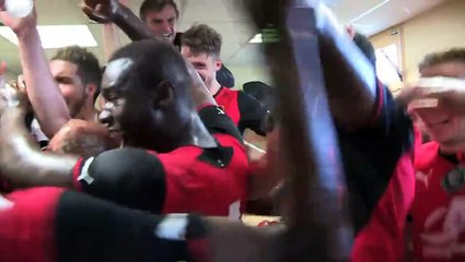 Gambardella - AJA/SRFC : Joie de vestiaire !