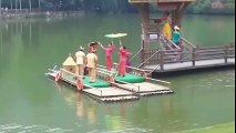 Dunya News-Peacocks flock tourist destination, present amazing scene